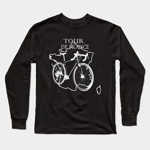 TOUR DE FRANCE Long Sleeve T-Shirt by vintagejoa